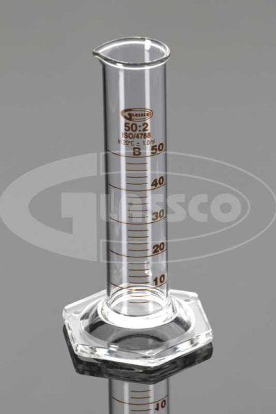Measuring Cylinder, Low Form, Hex base, Class-B